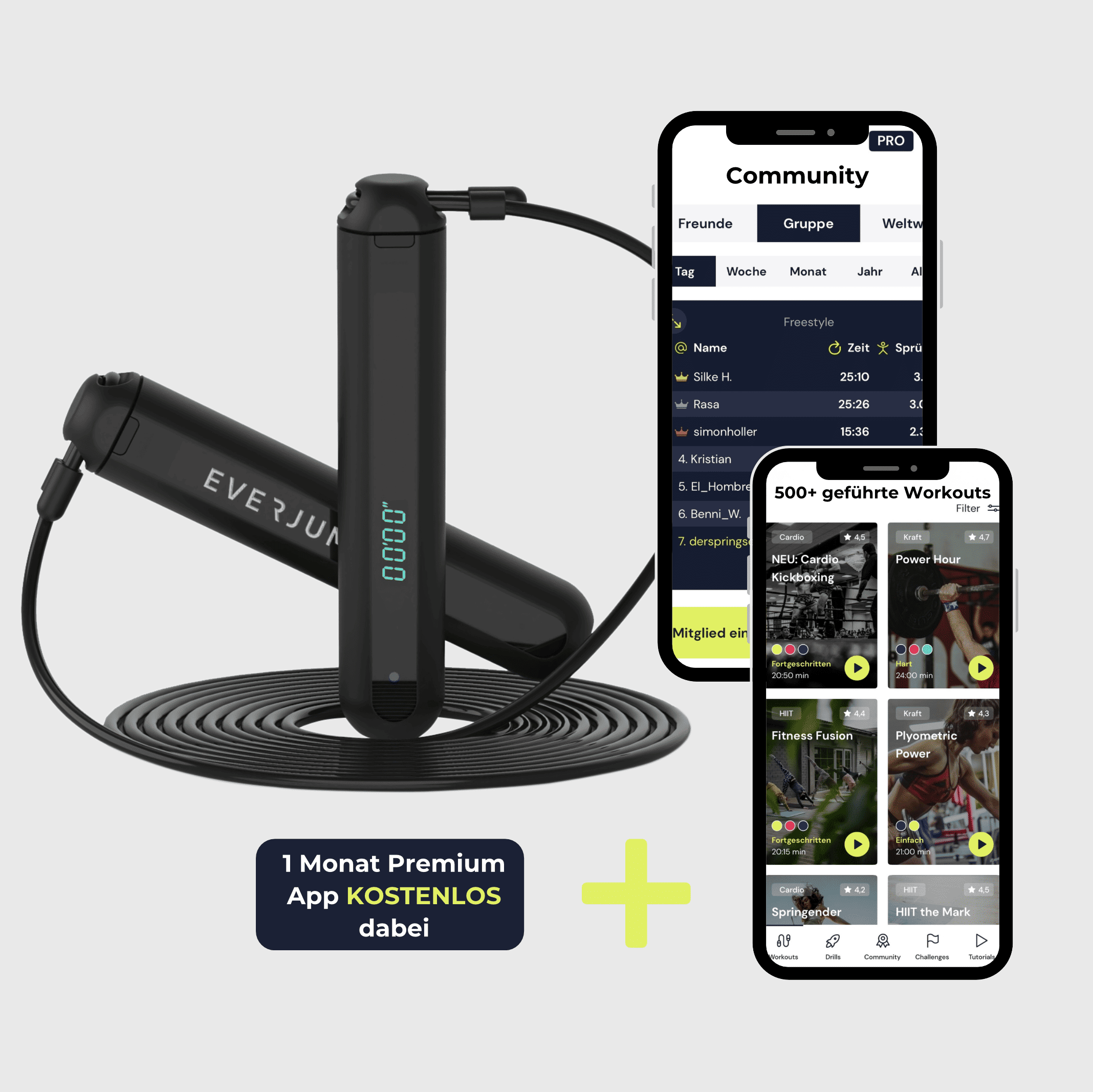 Speed Rope Springseil mit App