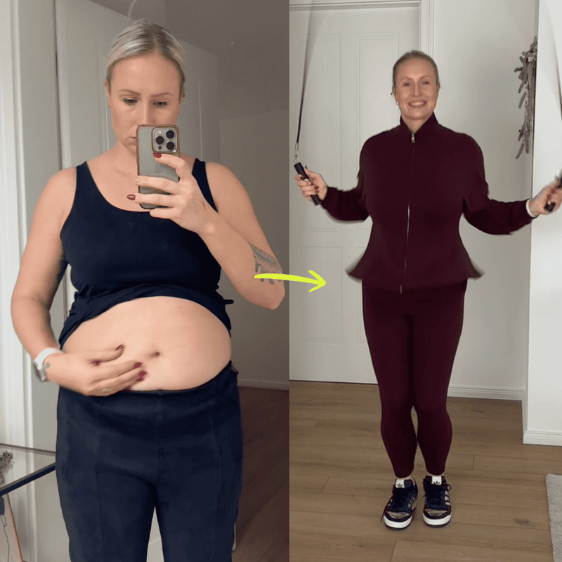 Carolin Vorher-Nachher Transformation mit Everjump